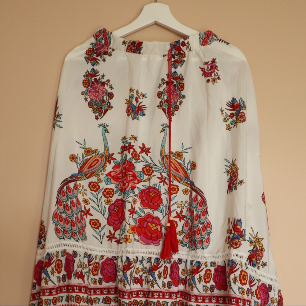 High-Low Skirt with Tessle